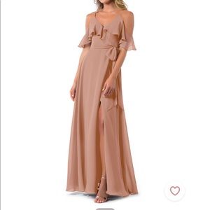 Azazie Vianna Bridesmaid Dress in champagne Rose